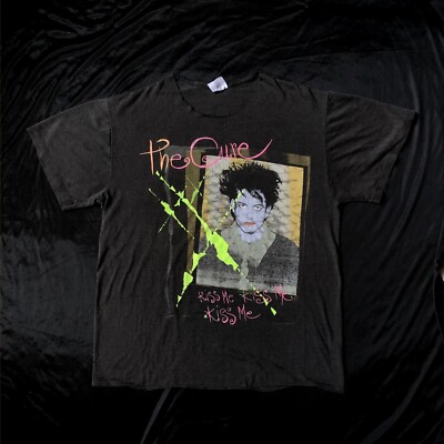 Vintage 1987 The Cure Kissing Tour Concert T-Shirt Actually