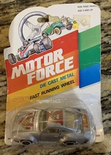 Vintage Motor Force Porsche 911 Diecast metal car fast running Wheel - NEW #2108