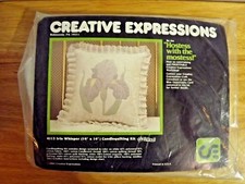 Creative Expressions Candle Quilting Kit 4113 Iris Whisper 14" x 14" Pillow OPEN