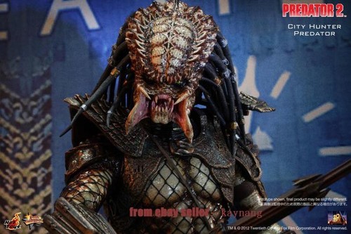 City Hunter Predator 1/6 - Hot Toys MMS173 Predator 2 Modellino Giocattolo STOCK - Foto 10 di 11