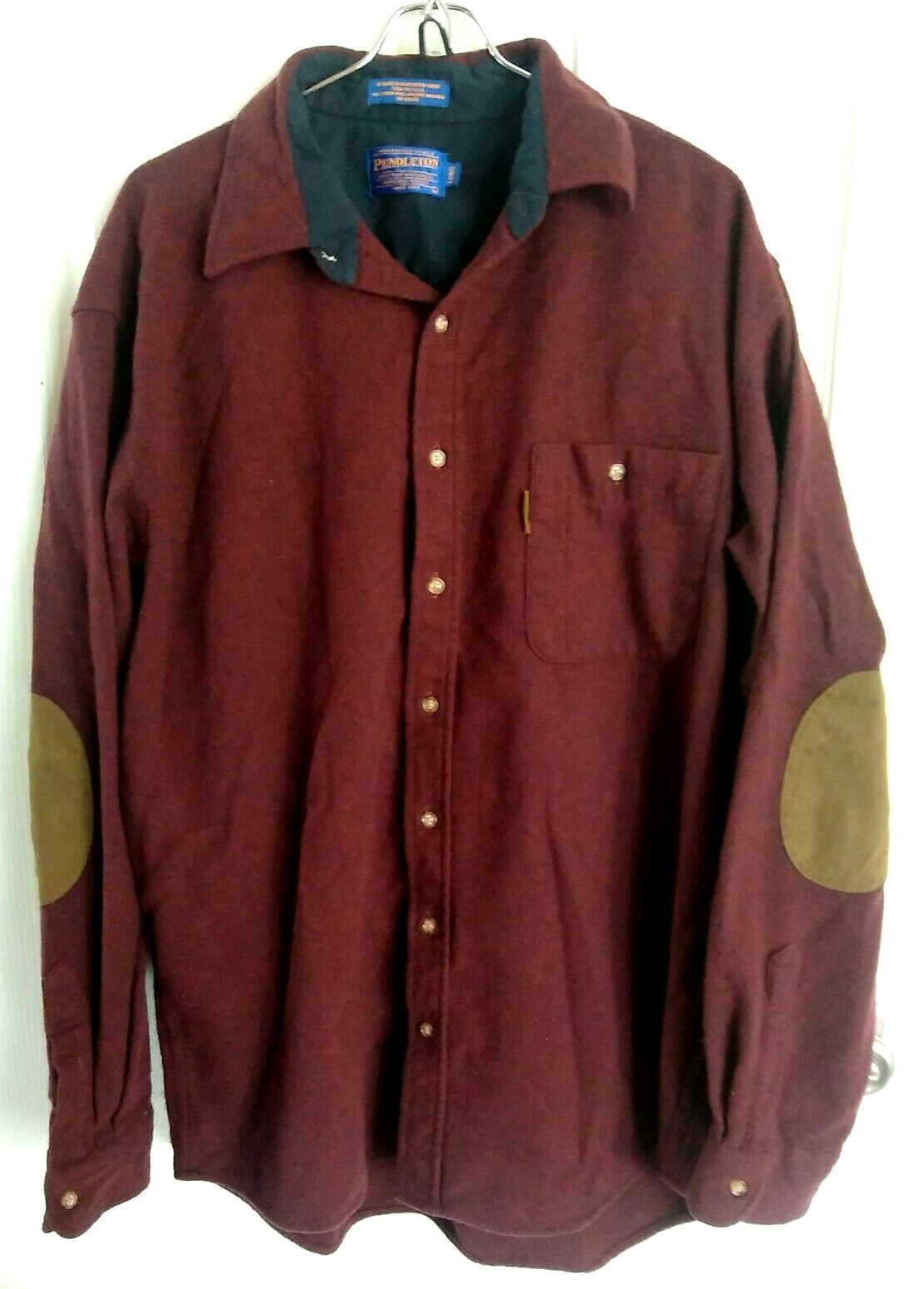 Pendleton 100% Pure Virgin Wool Button Up Shirt L… - image 1