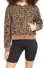 Women's Bp. Crop Hoodie, Size X-Small - Brown
