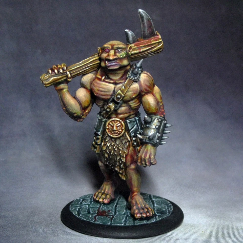 Pintado Ogro DarkSword - Troll Reaper Miniatura Mazmorras D&D Pathfinder RPG Foto 2 de 4
