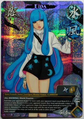 Naruto CCG Collectible Card Game 219 Foil Karte Neu Prism Eida