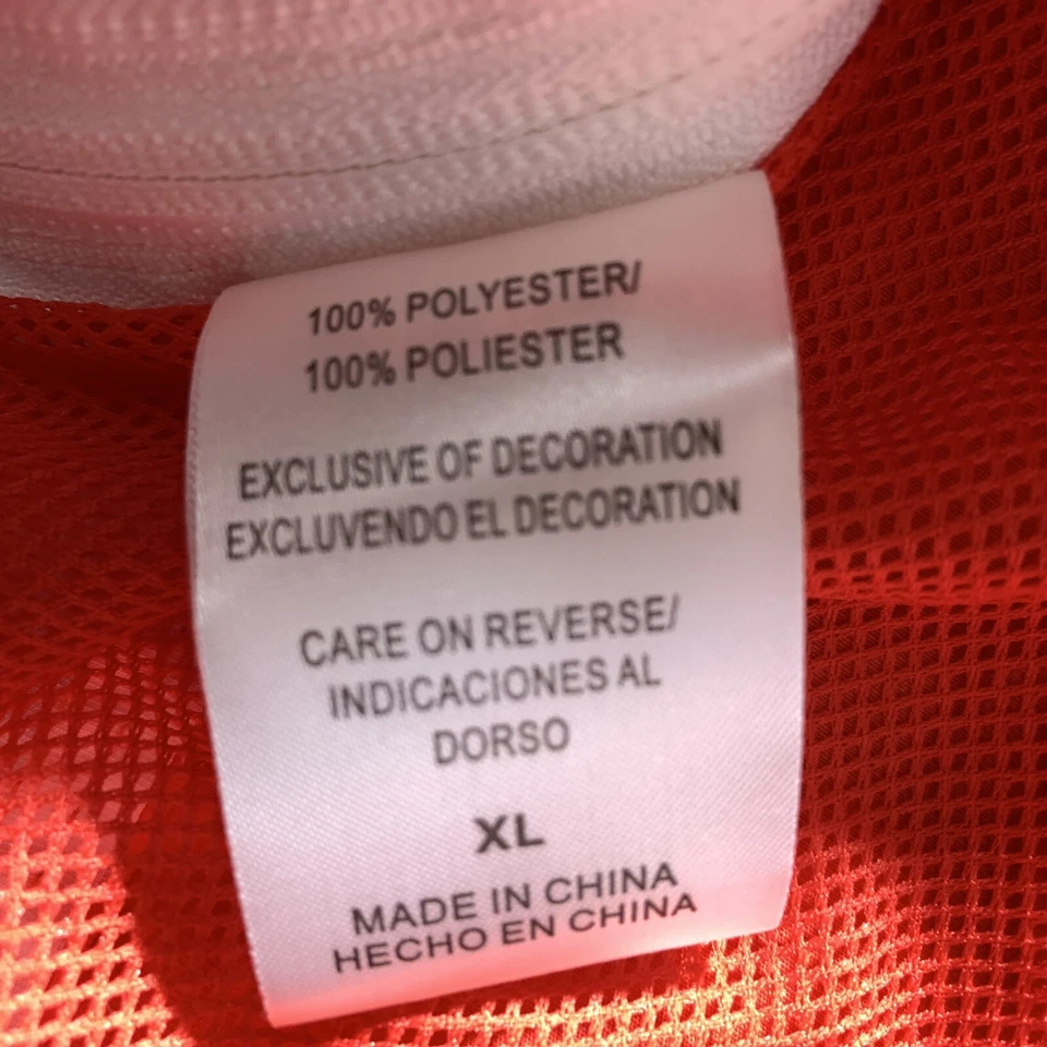 Wisconsin Badgers Cadre Cuarto Cremallera Pullover Cortavientos Para Hombres XL Rojo Blanco NCAA Foto 4 de 4