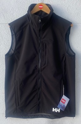 Mens Helly Hansen BLACK Paramount Vest $110, Size: L