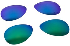 Blue  Green Iridium Polarized Mirror Lenses for Oakley Feedback 4079 Sunglasses