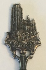 Grote Kerk Dordrecht Netherlands Vintage Souvenir Spoon Collectible
