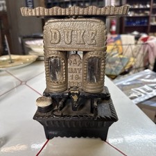 Antique May 16 1893 Duke Cast Iron Kerosene Sad Heater Stove Oil Gas Antique May 16 1893 Duke Cast Iron Kerosene Sad Heater Stove Oil Gas