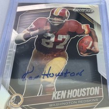 2025 Panini Prizm Black Ken Houston Auto #149 Redskins
