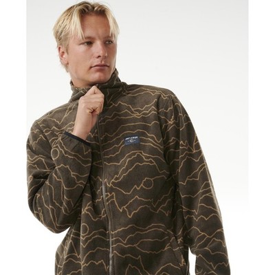 Rip Curl Mens Fun Times Full Zip Warm Winter Polar Fleece Jacket