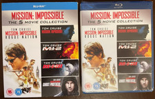 Image of MISSION IMPOSSIBLE 1-5 COMPLETE MOVIE FILM COLLECTION Blu ray Part 1, 2, 3 ,4 &5