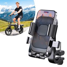 360  Rotatable Electric Bike Cell Phone Holder MTB Moto Stand Absorption Bracket
