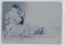 2014 Topps Supreme Simply Printing Plate Cyan 1/1 Roenis Elias #SSU-RE Auto 0f8