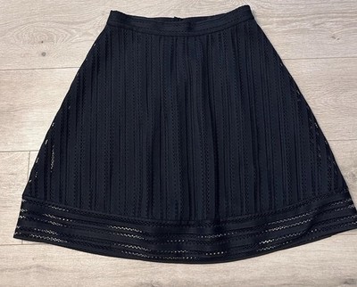 J Crew Skirt Women s Size 6 Black Islet Lined Zipper