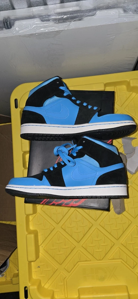 Jordan 1 Retro Mid Dark Powder Blue - 554724-017 for Sale