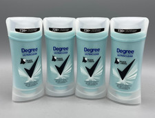 DEGREE UltraClear Black White Antiperspirant Deodorant Stick 2.6oz Ea, 4 PACK