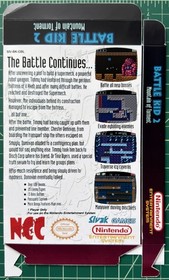 Sivak Games Nintendo NES Battle Kid 2 Mountain of Torment Unofficial BOX ONLY