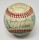 1984 Detroit Tigers Team Signed Auto Official American League Baseball C2