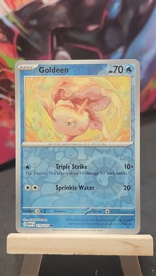 Goldeen 118/165 Reverse Holo MEW SV: Scarlet & Violet 151 Common NM-MP