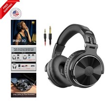 Wired Over Ear Headphones Hi-Res Studio Monitor  Mixing DJ Stereo Headsets w...