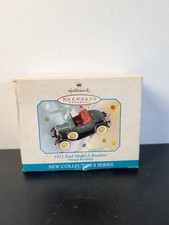 1998 Hallmark Keepsake Ornament 1931 Ford Model A Roadster Die-cast Metal New