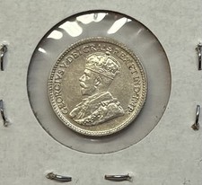 1914 Canada Five Cents - White - Solid AU