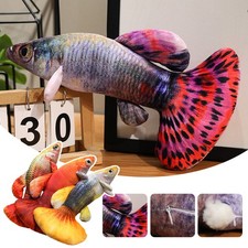 40CM Simulated Guppy Plush Toys Stuffed Fish Doll Soft Pillow Sofa Home Decor.