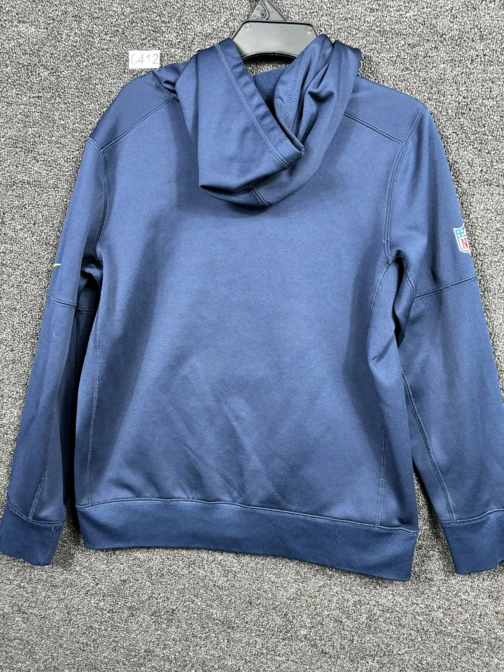 Nike Seattle Seahawks NFL Therma-Fit Hoodie On Field Apparel Youth Size L 14-16 - Image 2 of 4