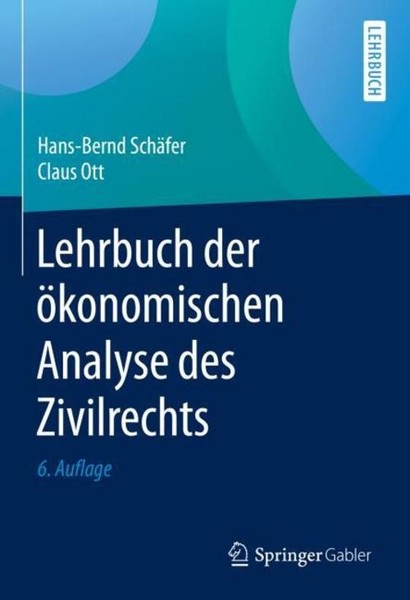 Lehrbuch Der öKonomischen Analyse Des Zivilrechts Claus Ott-image