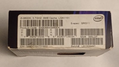 Intel Core i5-9600Kジャンク Intel Core i5-9600K Computer Processors (CPUs) for sale | eBay