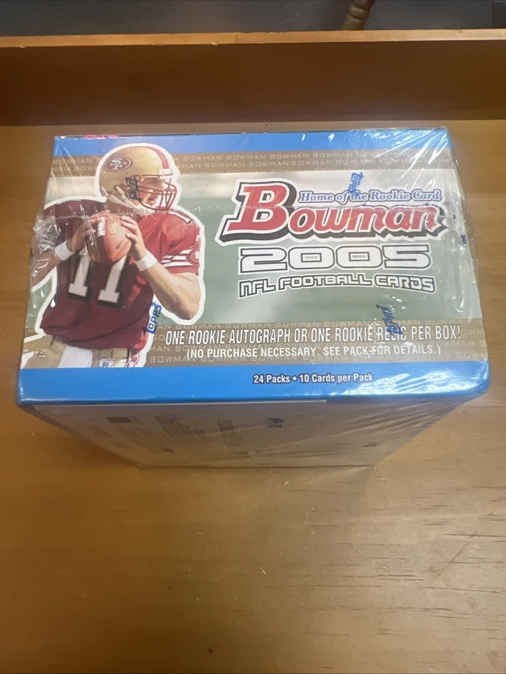 Bowman Fútbol NFL 2005 Aaron Rodgers Frank Gore RC Novato Caja Sellada Foto 2 de 4