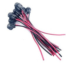 10 Packs T10 168 2827 LED Bulbs Sockets Extension Female Plug Wiring Harness