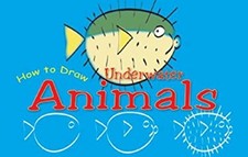 How to Draw Underwater Animals Hardcover Rob Court
