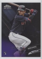 2021 Topps Chrome Black Purple Refractor /150 Andres Gimenez #28 17lk