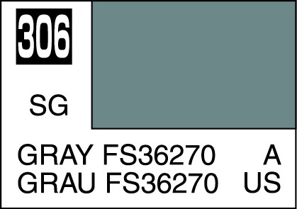 Mr. Hobby Mr. Colour - 306 - Gray FS36270 10ml Acrylic Model Paint