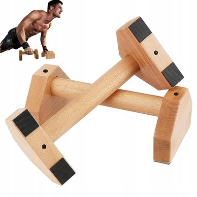 Holz Parallettes Minibarren Handstand Barren Liegestützgriffe Push-Up bars