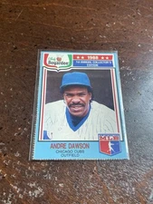 Andre Dawson 1988 Chef Boyardee #18 HOF Chicago Cubs Baseball Card