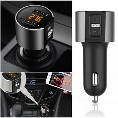 KFZ Bluetooth FM Transmitter Auto Radio MP3 Player Dual USB Ladegerät Adapter DE