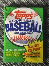1981 Topps Baseball Wax Pack - Looking for Stars and RC? Take a chance