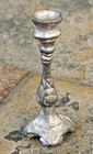 Antique German Dollhouse Chapel Altar Miniature Soft Metal Candle Holders