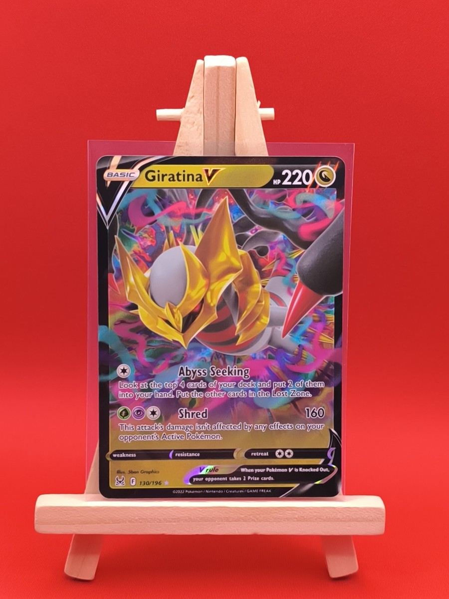 Giratina V 130/196 Lost Origin Ultra Rare Holo Pokemon Card * New