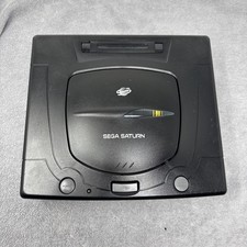 Black Sega Saturn - 50/60hz - Fenrir ODE - Recapped - FRAM