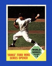 1963 Topps Set-Break #142 Whitey Ford Ws1 NM-MT OR BETTER *GMCARDS*