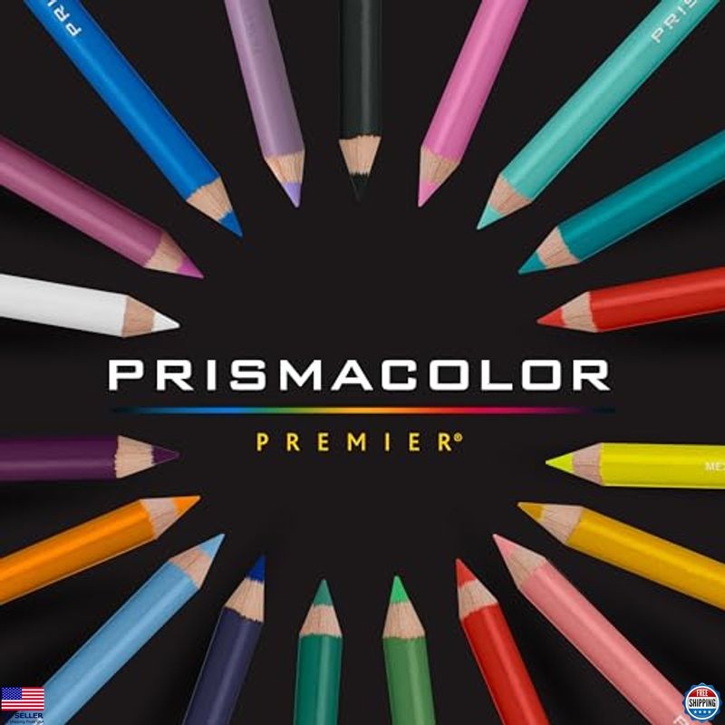 Prismacolor Premier Soft Core Colored Pencils - 48 Vibrant Colors for Artists