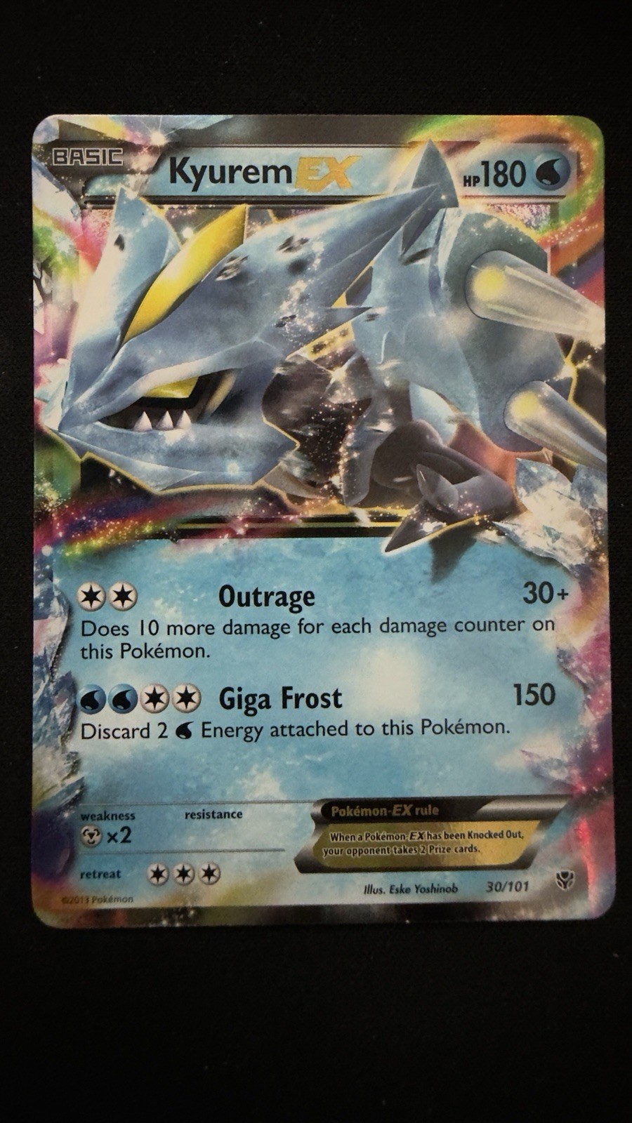 Pokémon Kyurem EX 30/101 Plasma Blast