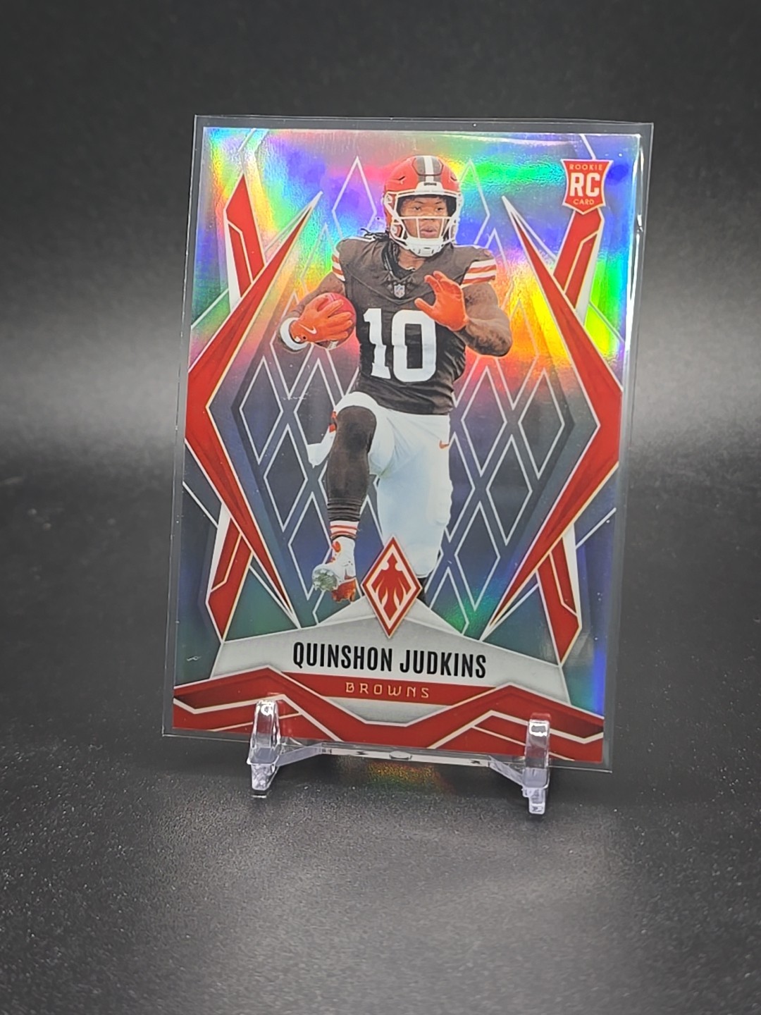 Quinshon Judkins 2025 Panini Phoenix Football #191 RC rookie HOLO silver Browns