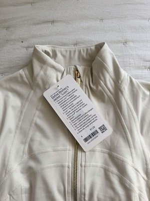 Lululemon Define Jacket Light Ivory with Gold Zipper | eBay