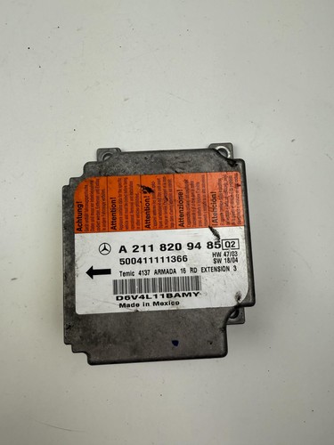 Mercedes Benz CLS C219 W219 Airbagsteuergerät Steuergerät Airbag