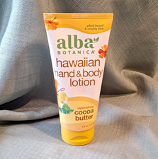 Alba Botanica Hawaiian Hand & Body Lotion Cocoa Butter Plant-Based 6 fl oz
